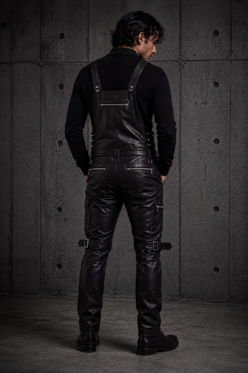 VEXED — Leather Bib Overall